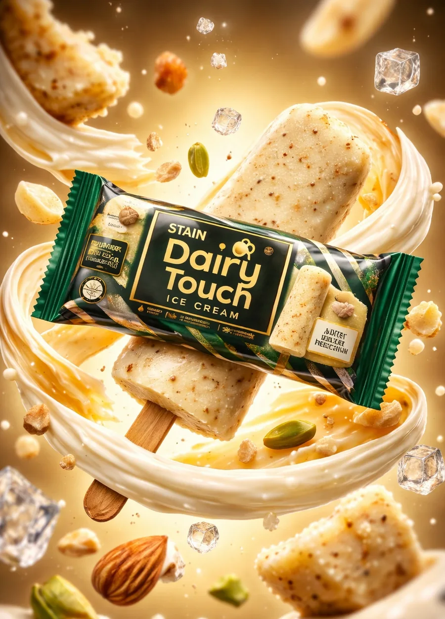 Stain Dairy Touch — Premium Kulfi Bar
