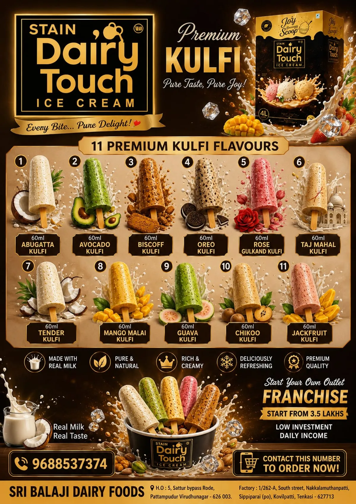 Kulfi Flavours