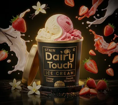 Vanilla + Strawberry