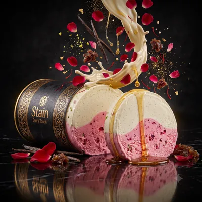 Vanilla + Rose Gulkand Roll